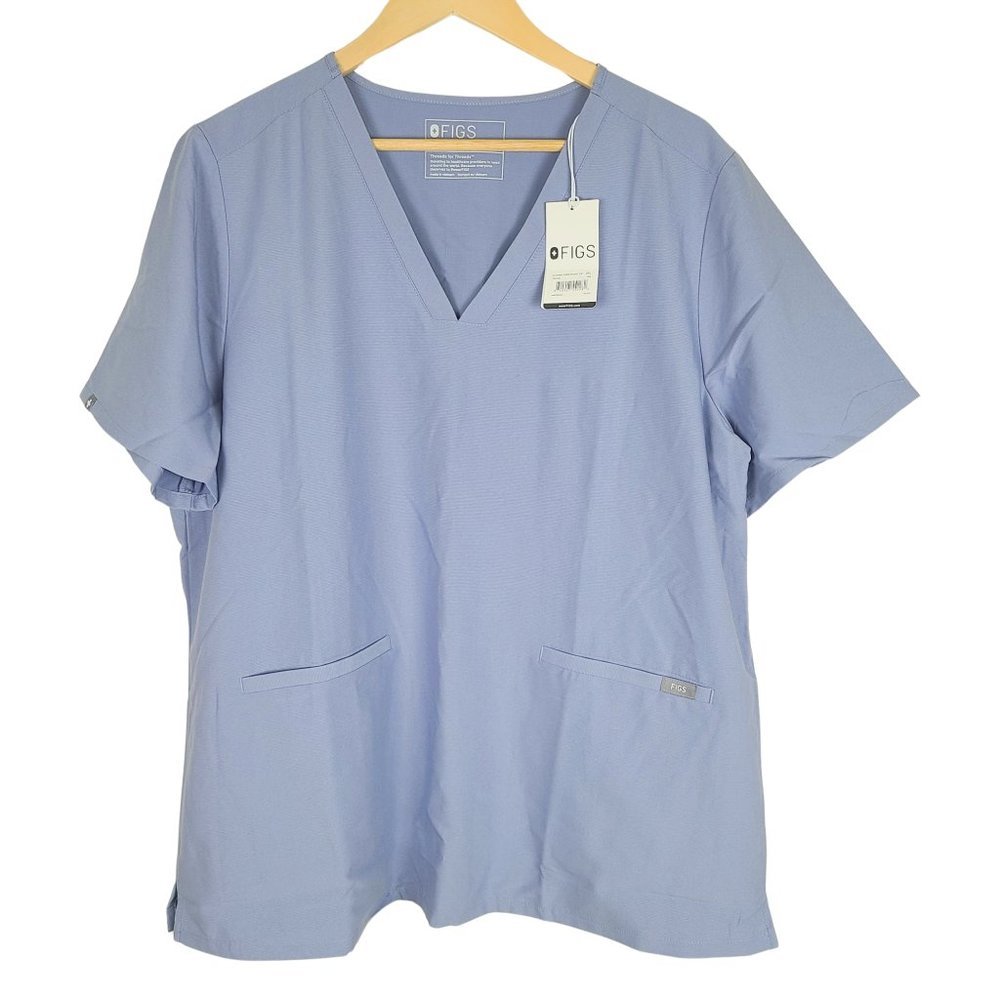 Figs Light Blue Scrub SET XXL